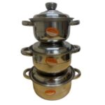 Bianco-311 Cooking Pot 3 Sets