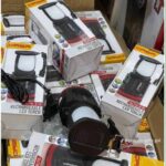 Qasa solar/rechargeable torch lamp