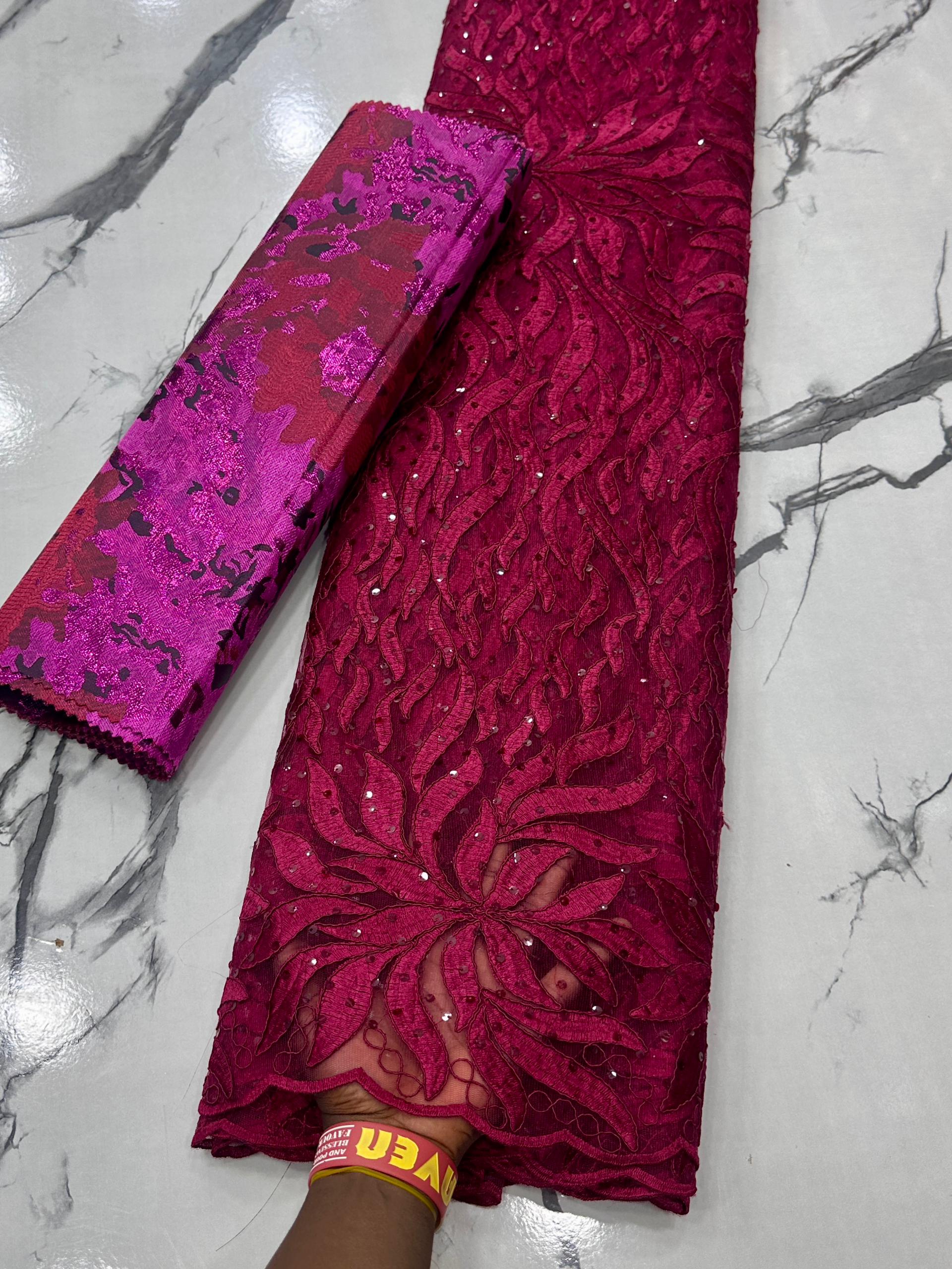 Beautiful Wired-Net On Fleek(Lace) 5yards - Image 2