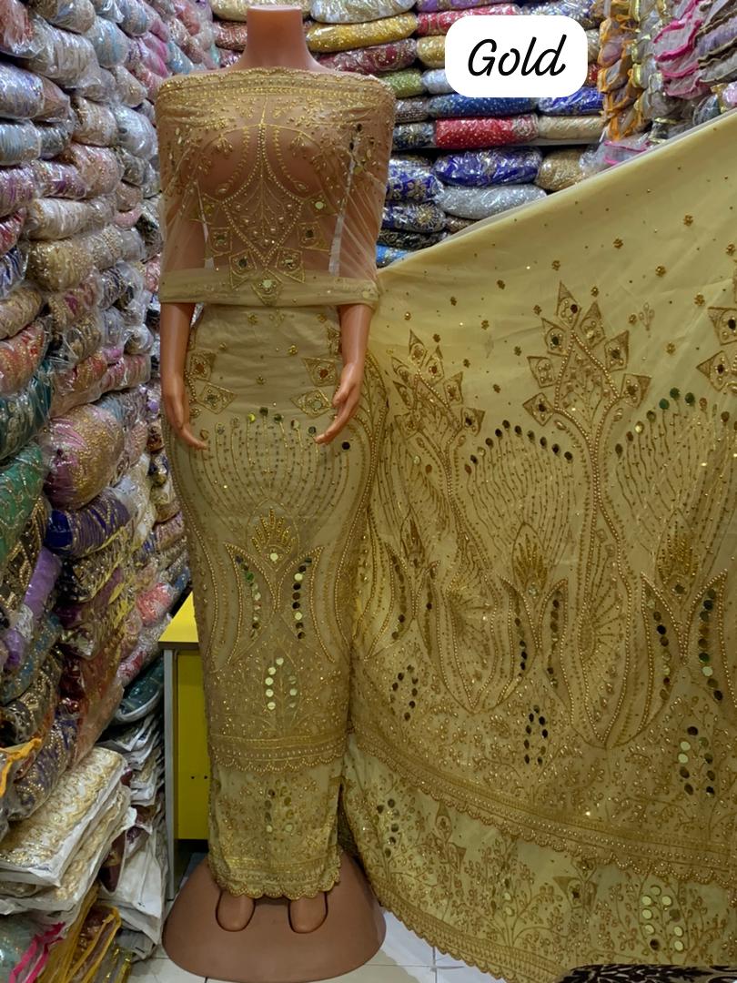 Net on Raw Silk Indian Gorge