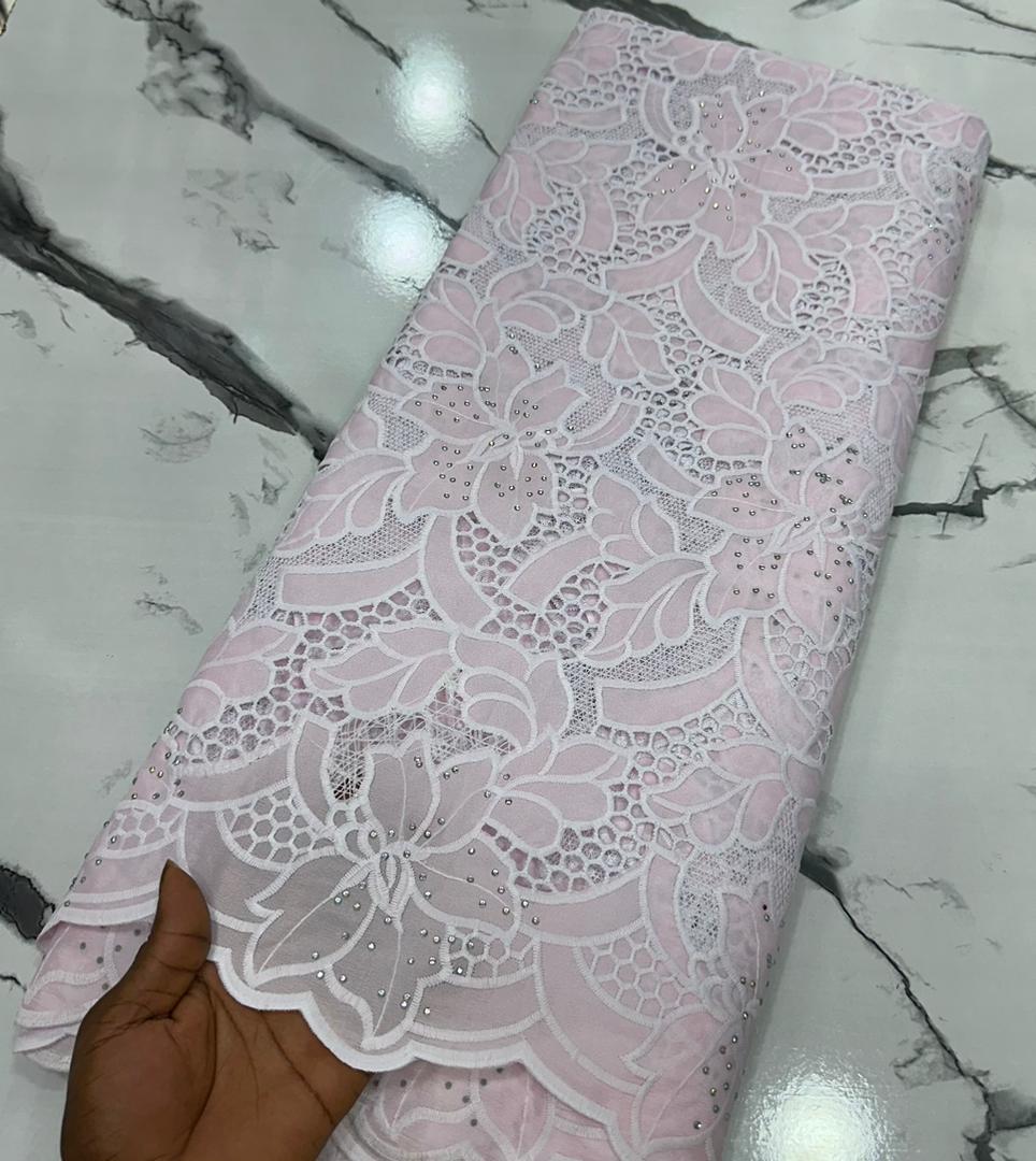 Chiffon cord with diamond stone (5 yards) - Image 5