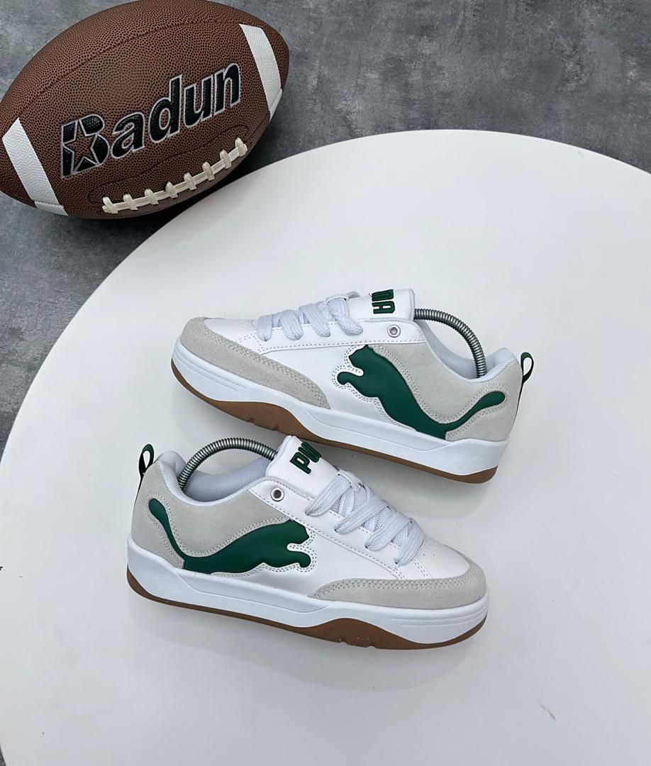 PUMA PARK LIFESTYLE SD ‘WHITE/GREEN’ (38-45)