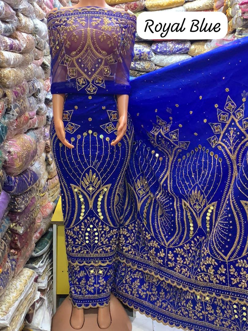 Net on Raw Silk Indian Gorge - Image 9