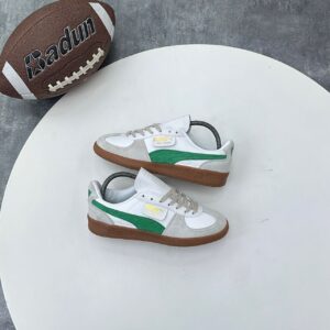 PUMA PALERMO LEATHER ‘WHITE/VAPOR GREY/GREEN’