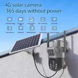 4G wirless solar camera , with space for memory card and sim card