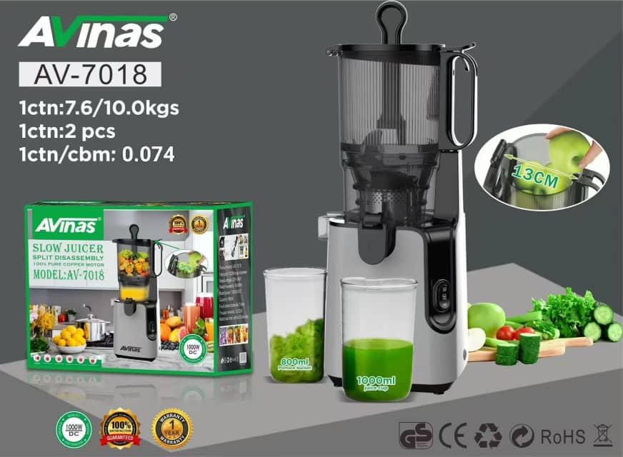 Alvinas 100% Pure Copper Slow Juicer