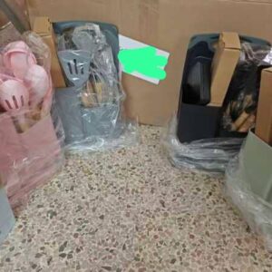 Quality Big Size Silicone Spoon Cookware Set with Knife and Chopping Board