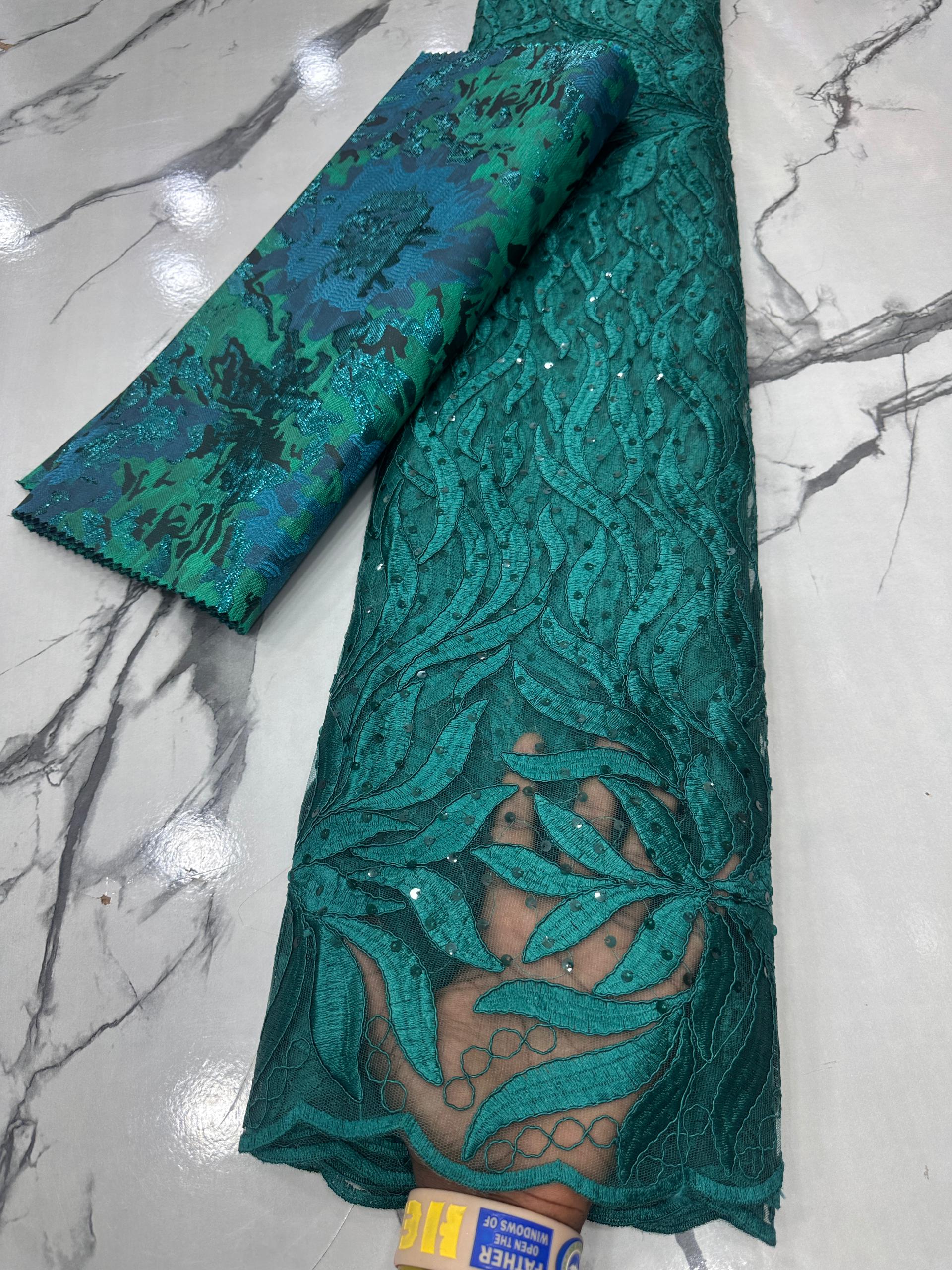 Beautiful Wired-Net On Fleek(Lace) 5yards - Image 5