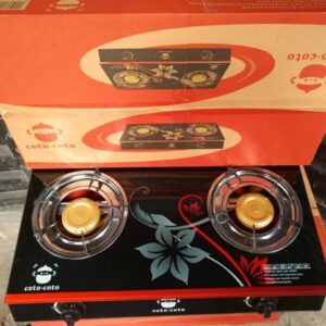 2 Burner Glass Gas Stove