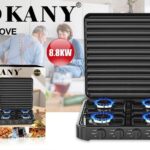 5 face sokany Gass cooker