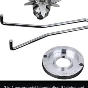 Commercial blender disc setter