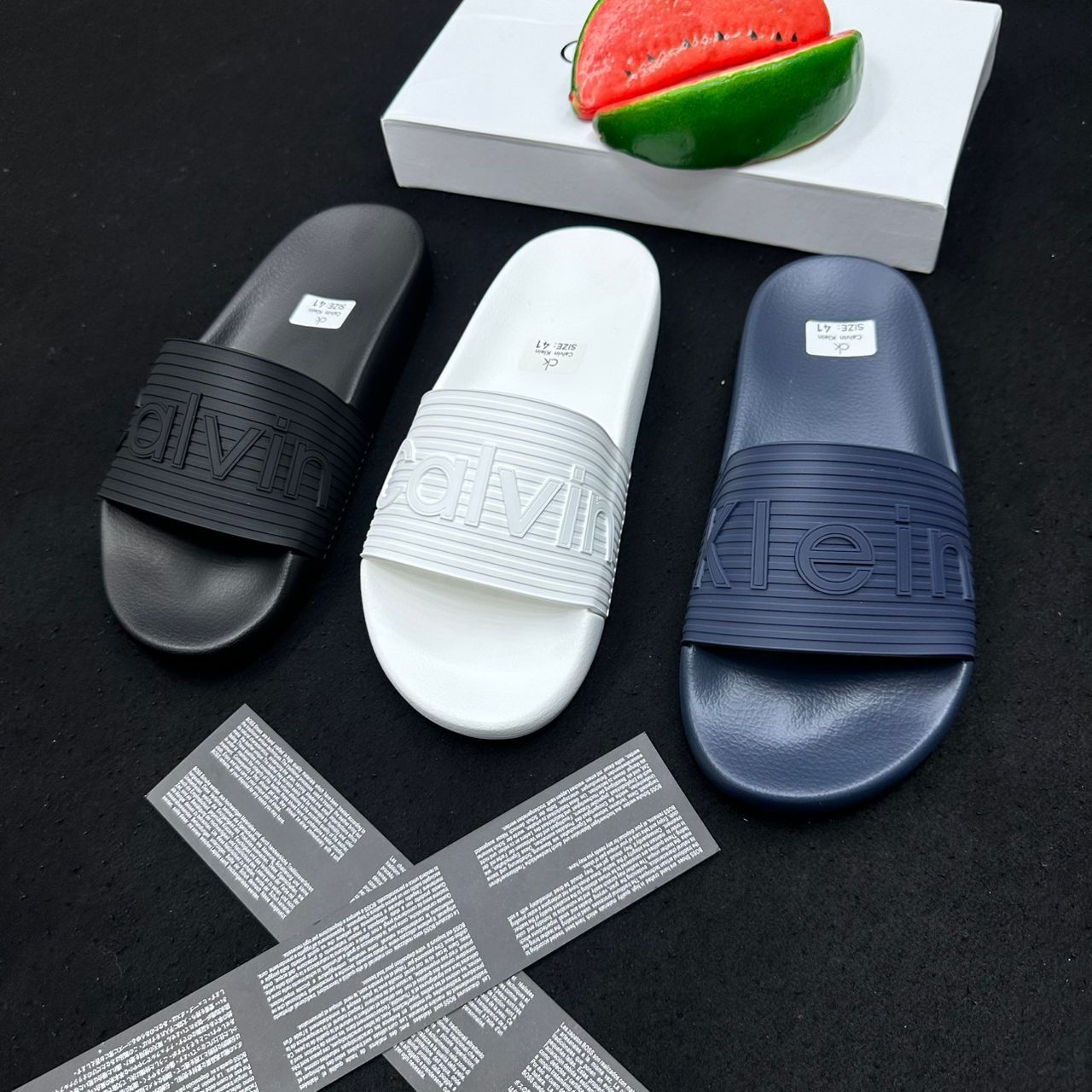 Official CALVIN KLEIN slide Plenty sizes available 40 - 45