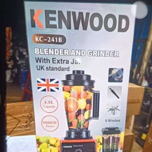 4  LITERS KENWOOD 9000 WATS 2 IN 1 BLENDER ,3 PINS PLUG