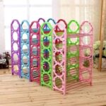 Plastic shoe rack