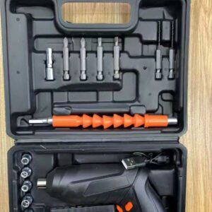 Lithium rechargeable screw driver with accessories