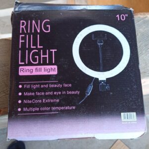 10 inches ring light without tripod stand