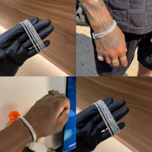 Moissanite Tennis Bracelet(4mm Vvs )