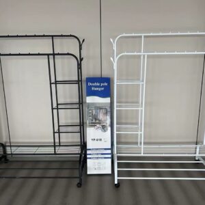 Heavy-duty double pole hanger
