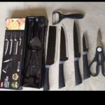 BLACK CORRUGATED KNIFES
