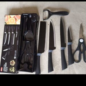 BLACK CORRUGATED KNIFES