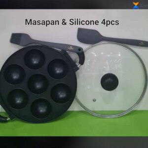 Masa pan with nonstick kitchen tool