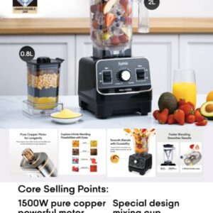 2 in 1 Syinix mega crusher power blender