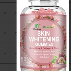 SKIN  WHITENING GUMMIES