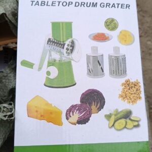 Multifunctional Manual Vegetable Slicer, Drum Grater