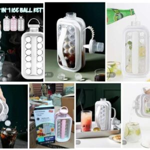 2-in-1 Folding Ice Maker Water Bottle