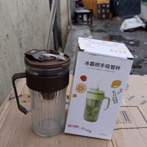 580ml ice pick handle straw cup