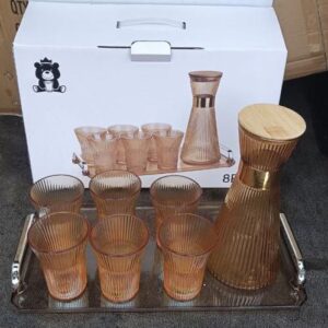 8 PC's cups and Jug drinking set
